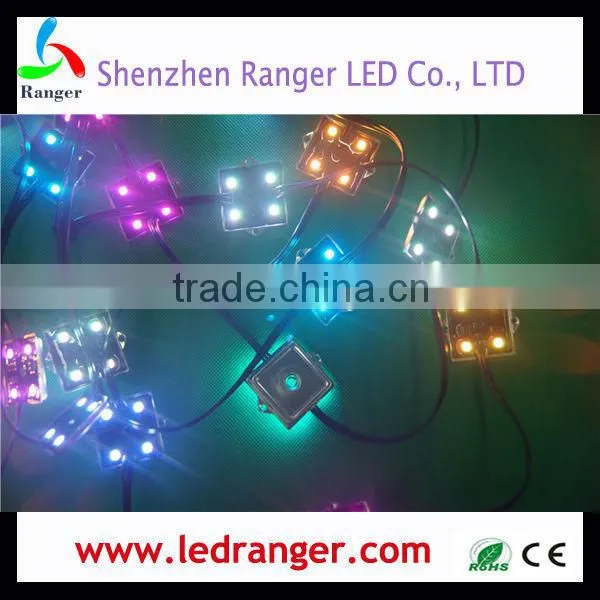 Individually Addressable Waterproof LED Pixel Module 32*32mm WS2811 Pixel LED module