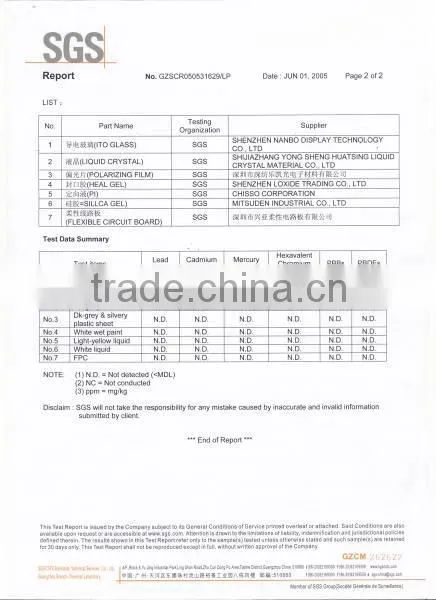Air conditioner part lcd display module