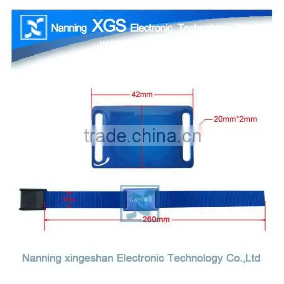 Fabric Flower Baby Hospital Rfid Wristbands For Medical
