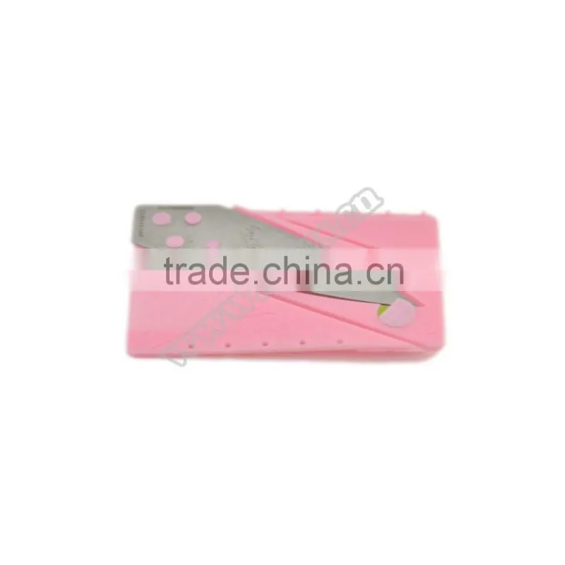 Mini plastic handle pocket knife for outdoor camping equipment