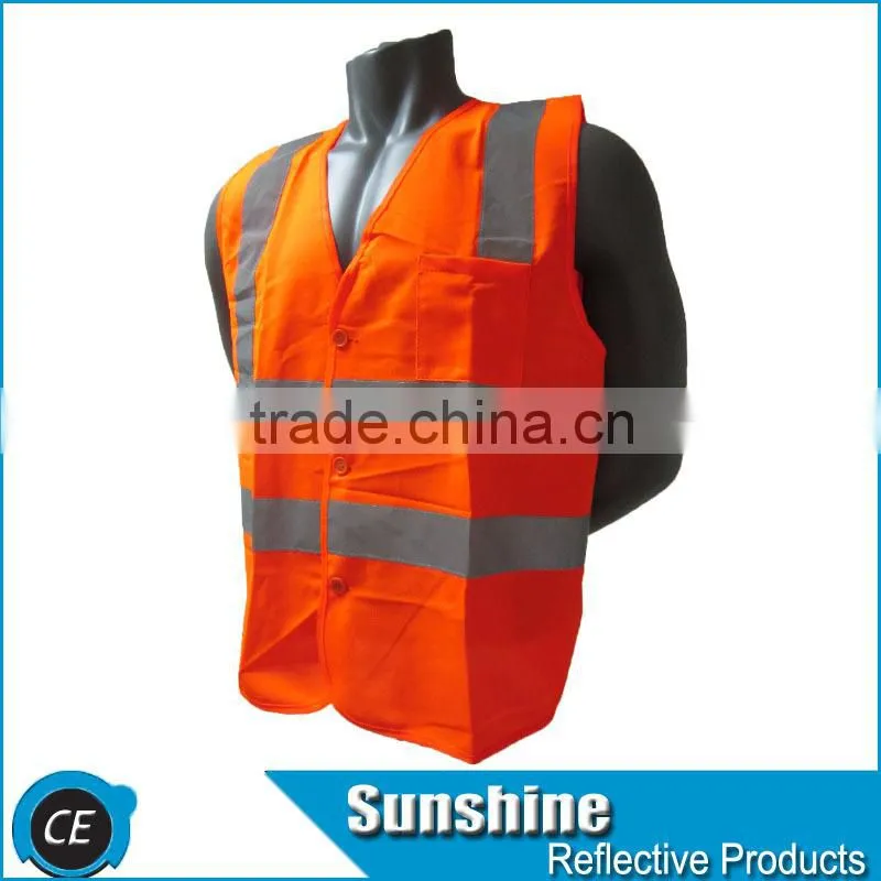 EN20471 Reflective Security Waistcoat