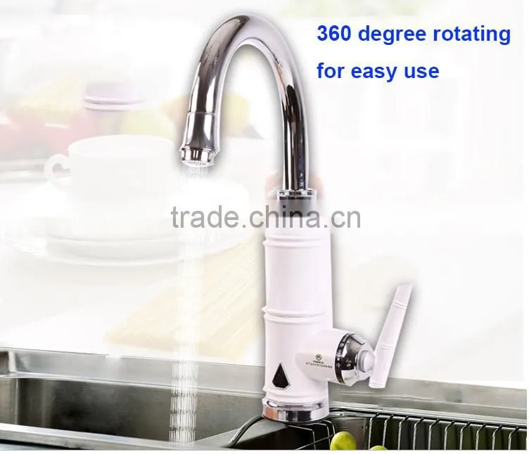 Kitchen Toilet 110V 3sec Instant Tankless Electric Hot Water Heater Faucet
