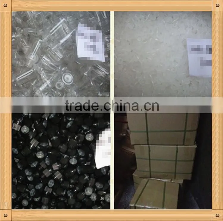 5ml 10ml clear PET plastic e liquid bottle with childproof lid