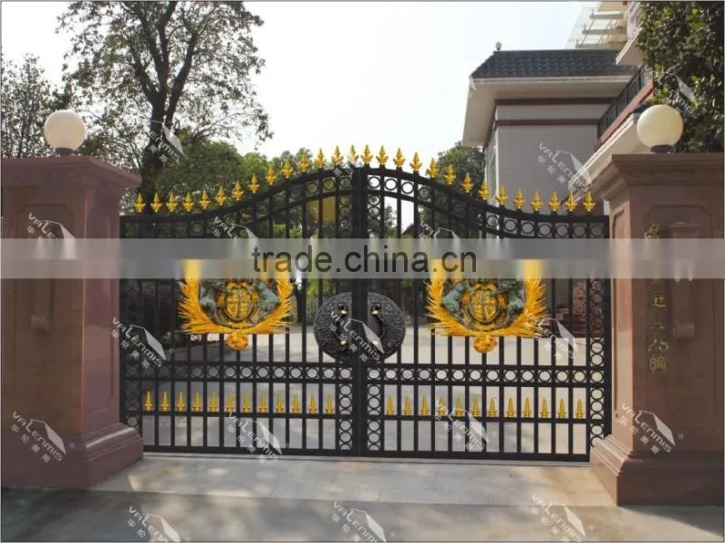 Elegant and aluminum alloy garden main gate design