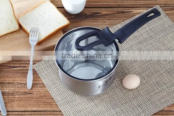 Sauce pans type stainless steel cookware pot with lid