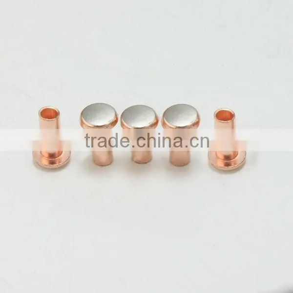 2016 new electrical bimetallic silver rivet contact tip contact rivet used in relays