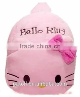 Cute hello kitty school bag and backpack child