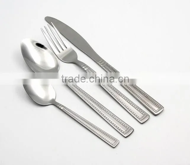 2016 China most restaurant used stainless steel tableware sets