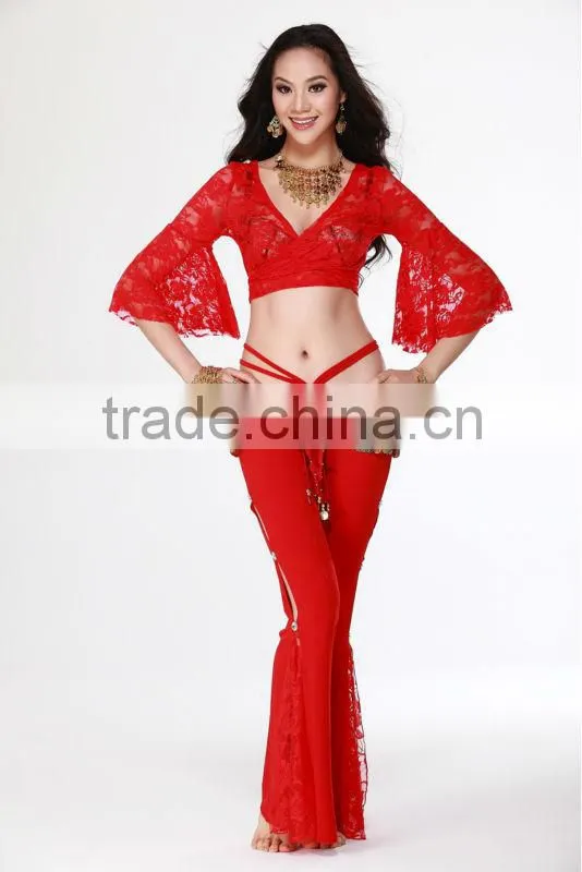 Factory Wholesale China Supplier Flared Pant Belly Dancer Pants spandex flare pants