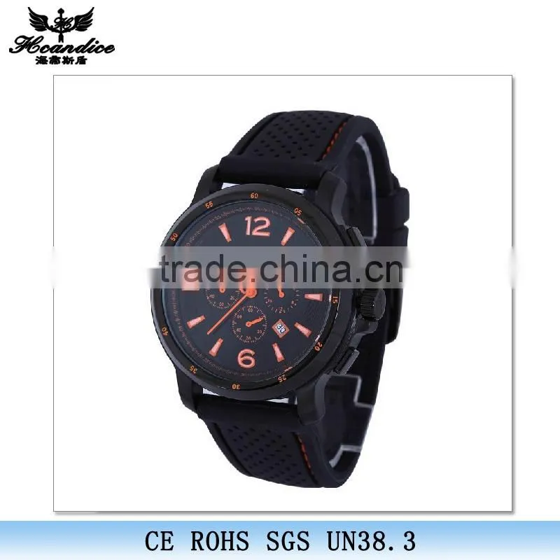 YY-008 Western Custom Logo Big Watch Face Silicone Watch Design Your Own