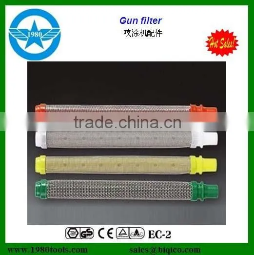 Good quality discharging valve spray gun parts nozzle ,tips ,tip guard .filter ,estension pole China Manufactury
