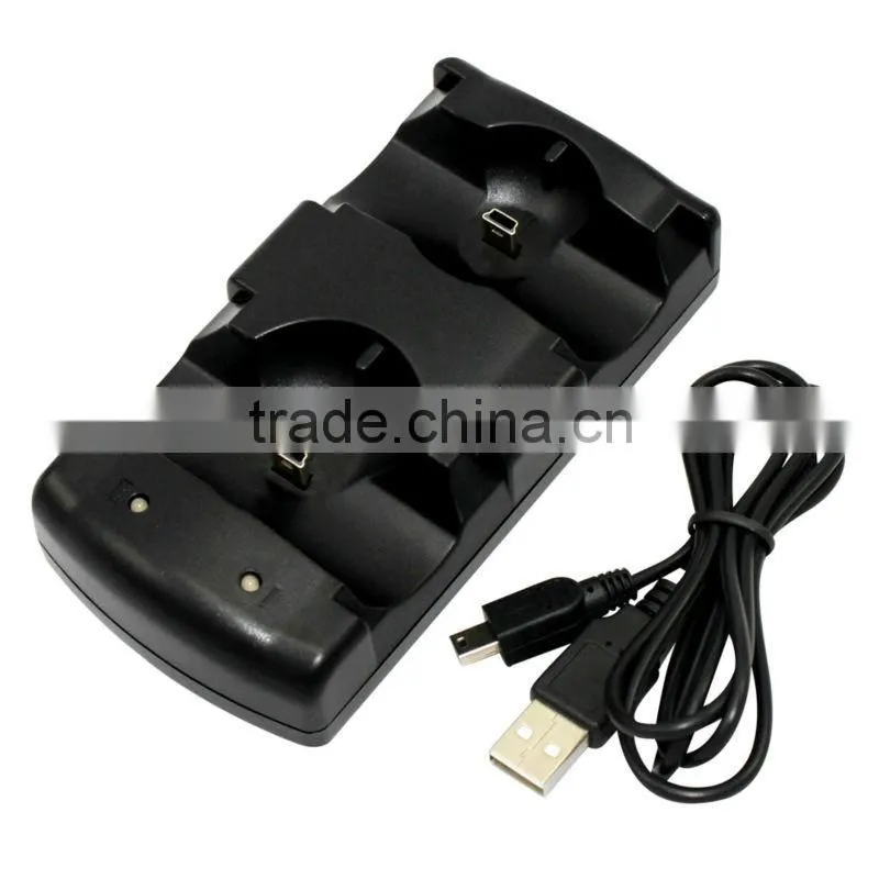2 in1 dual for ps3 move charger dock game accsessory with competitiv price