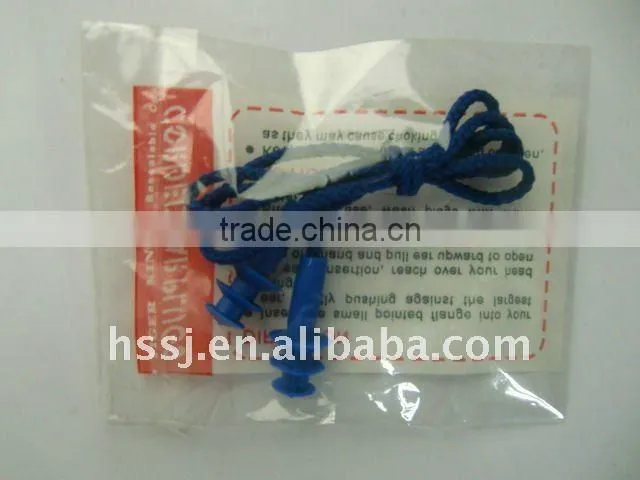 2016 hot selling TPR ear plugs for swimming with high noise reduction (SNR 27)