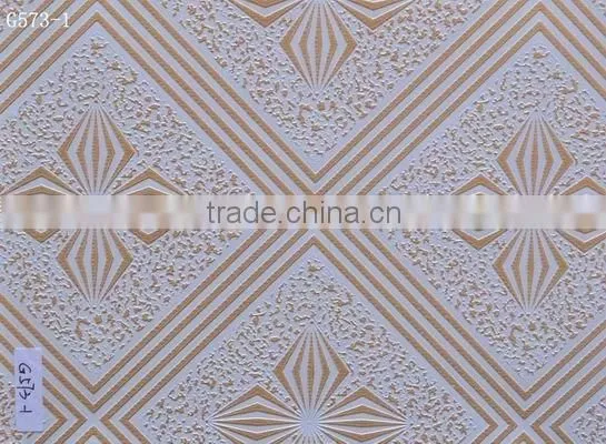 china pvc gypsum ceiling with aluminum foil