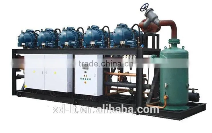 JZHLG Series Middle Temperature Air Cooled Compressor Racks (With Hanbell Screw Compressor)