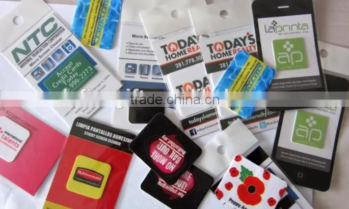 microfiber sticky mobile cellphone cleaner sticker