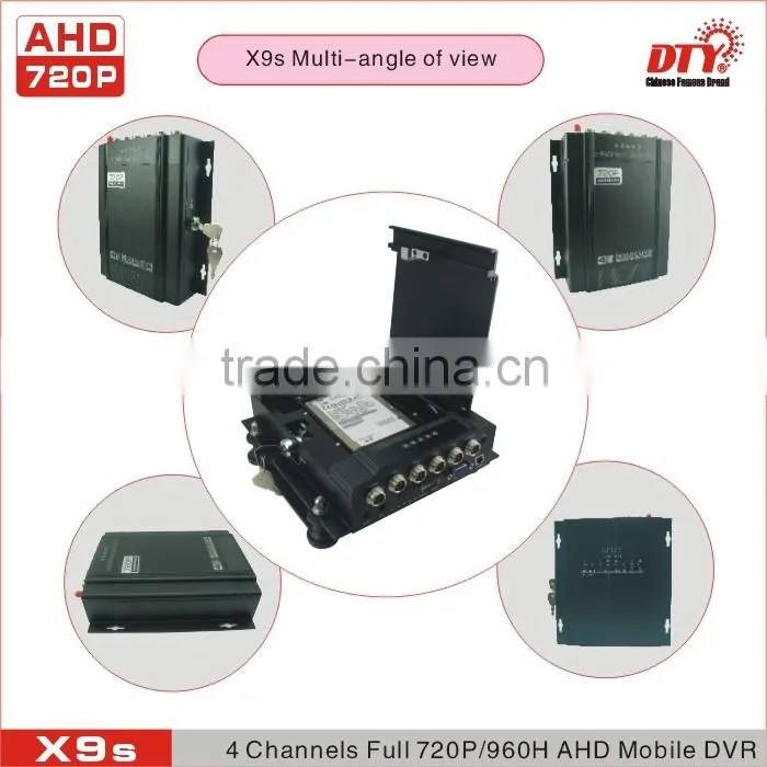 remote control 4ch mobile dvr h.264 3g wifi gps g-sensor vehicle mdvr ahd