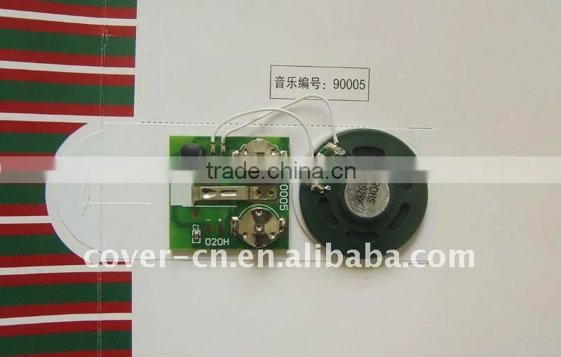 Promotional greeting card sound module/voice chips