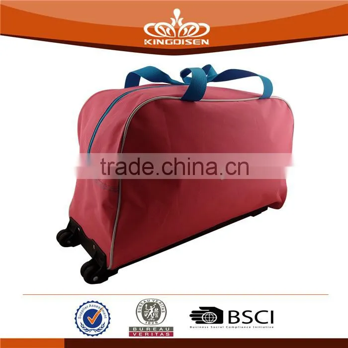 fashion pink travel bag for traveling