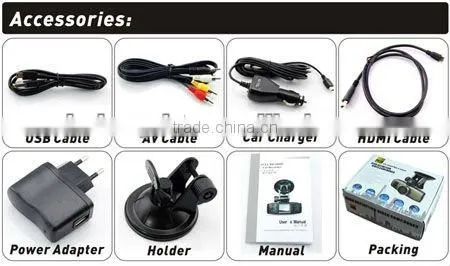 2012newest 1080P FULL HD GPS car recording device