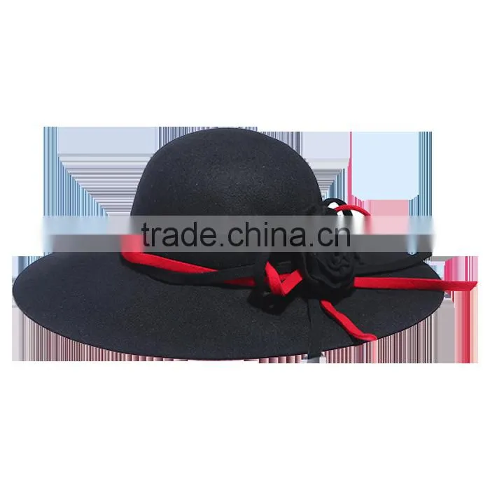 Classical Wool Felt Floppy Hat
