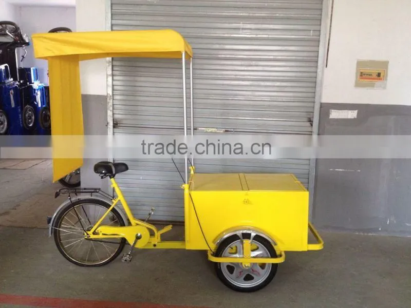 solar Ice cream freezer mini portable Ice cream tricycle freezer storage box Manufacture design ice cream free