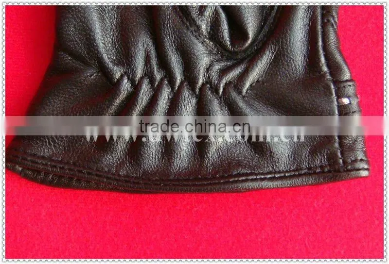 Designer sheep leather gloves for women