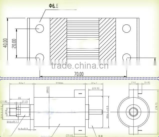 52mm 300w 0.4Nm ER11 3000rpm dc 12v air cooled spindle motor for cnc diy carving pcb milling machine