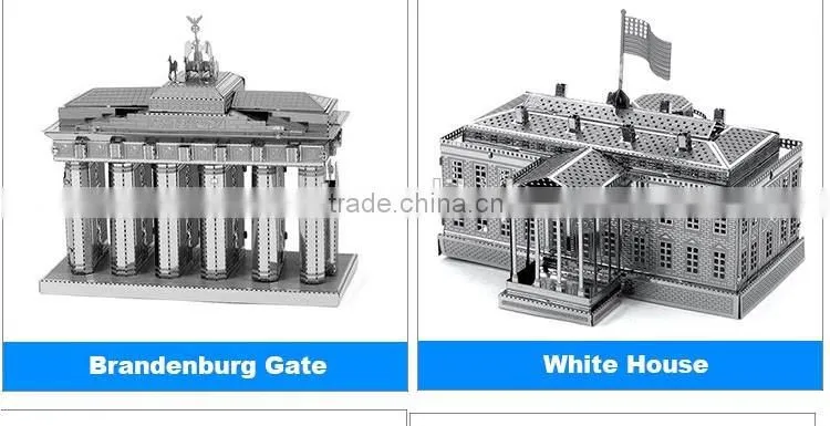 metallic Triumphal arch model 3D mini puzzle for kids and adult