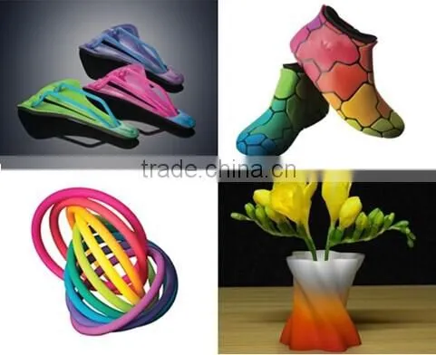 low price 3d fullcolor printer with photopolymer resin material