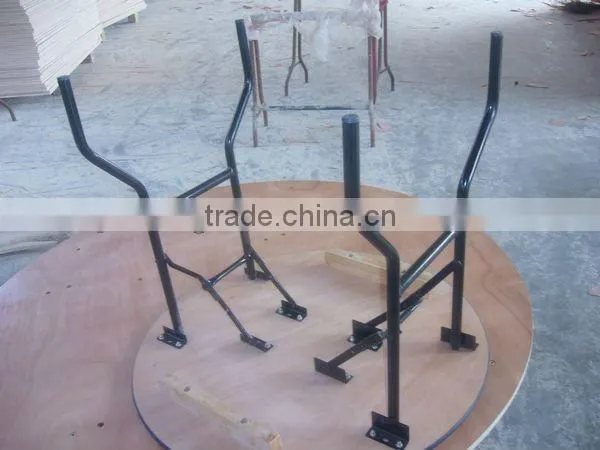 wooden round plywood tables