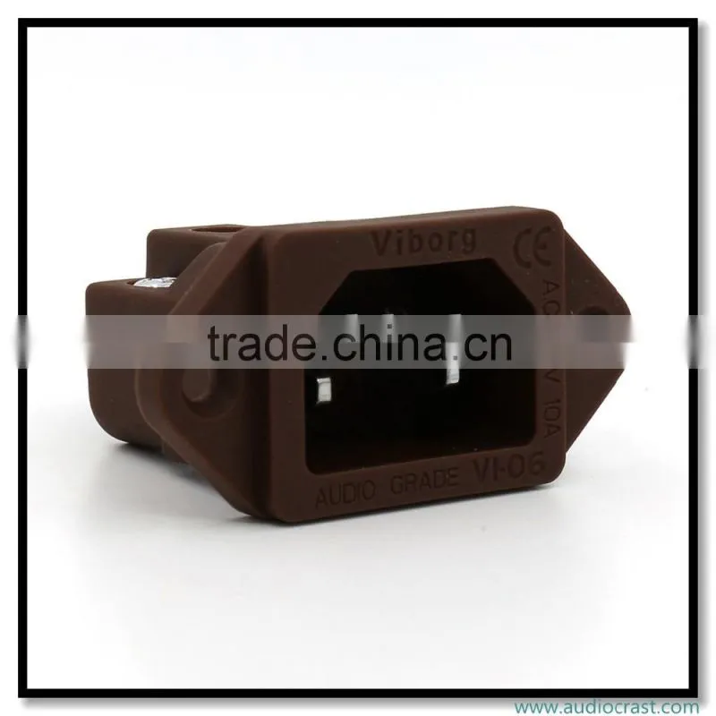OEM Pure Copper Power socket Rhodium plated Power PLUG