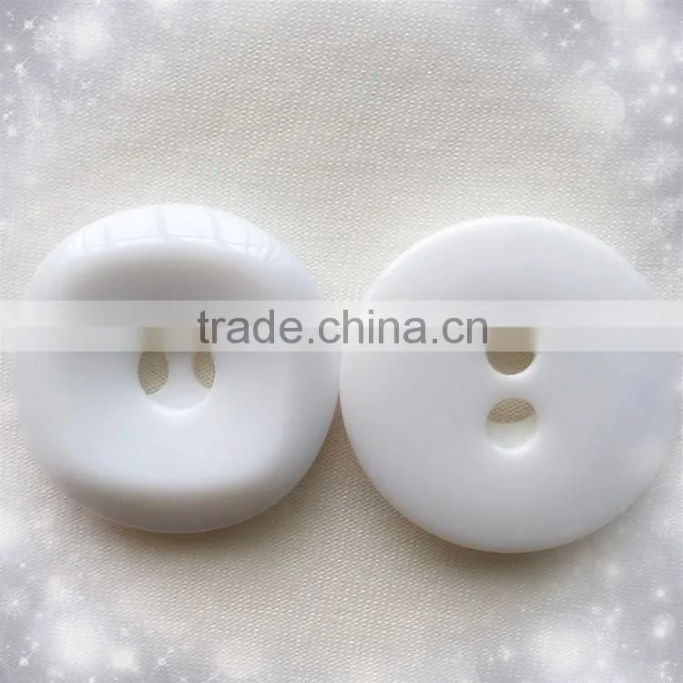 High quality particular hole round white buttons
