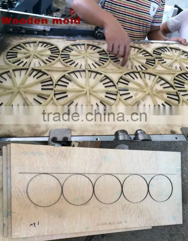 automatic popcorn chicken creasing die cutting macine prices