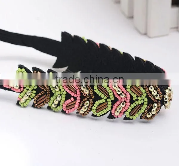 Latest Design Colorful Skinny Elastic Headband