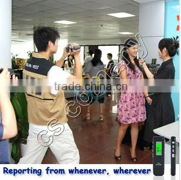 560hours 2GB Voice Activated Dictaphone Recorder FM MP3
