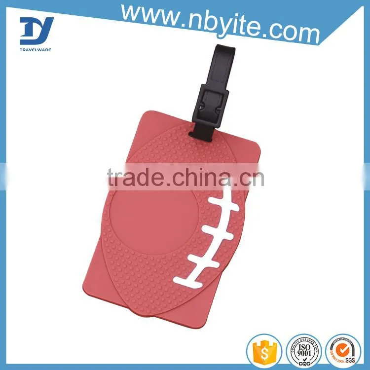 hot sale round shape id card holder basketball luggage tag