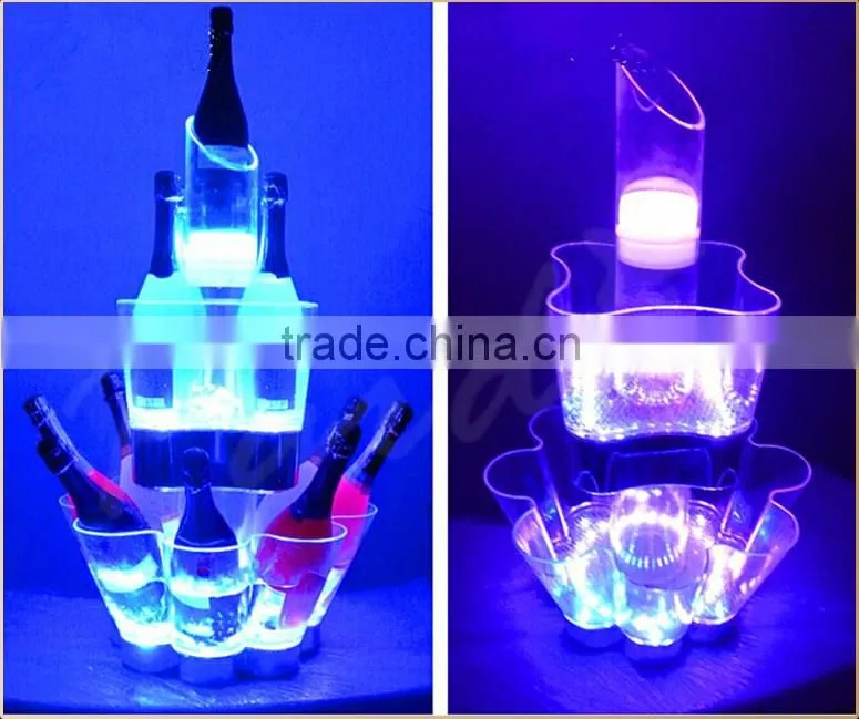 Nightclub 3 levels luxury remove control LED illuminate ice bucket