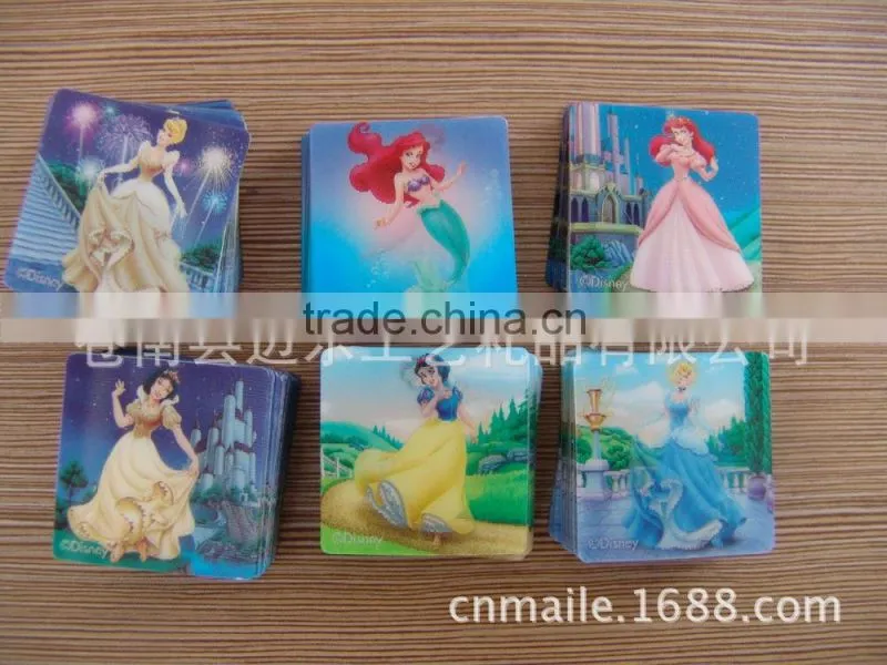 Customized 3d lenticular sticker, lenticular 3d floor sticker, lenticular sticker