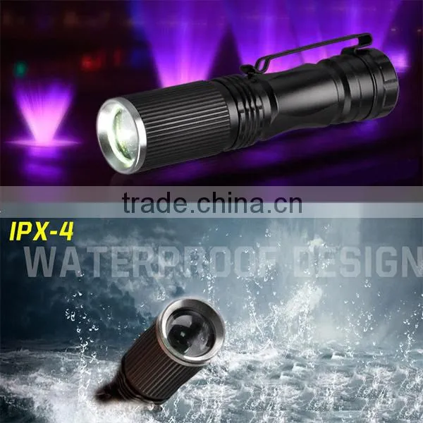 Premium Quality Graded Anti-Sliding Design 240 lm zoomable Mini LED High power Flashight