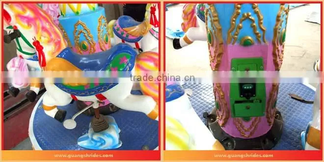 Happy Swing ! fairground 3 seats mini carousel for sale