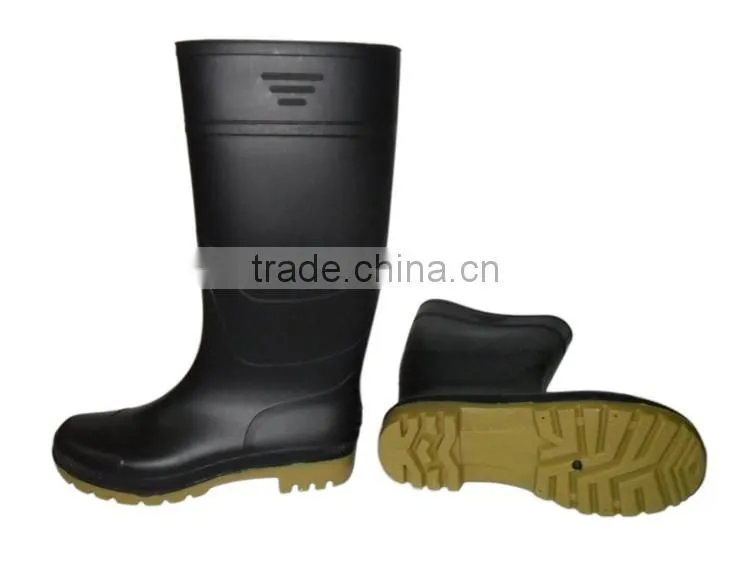 green pvc rain boots without steel toe,wellington boots