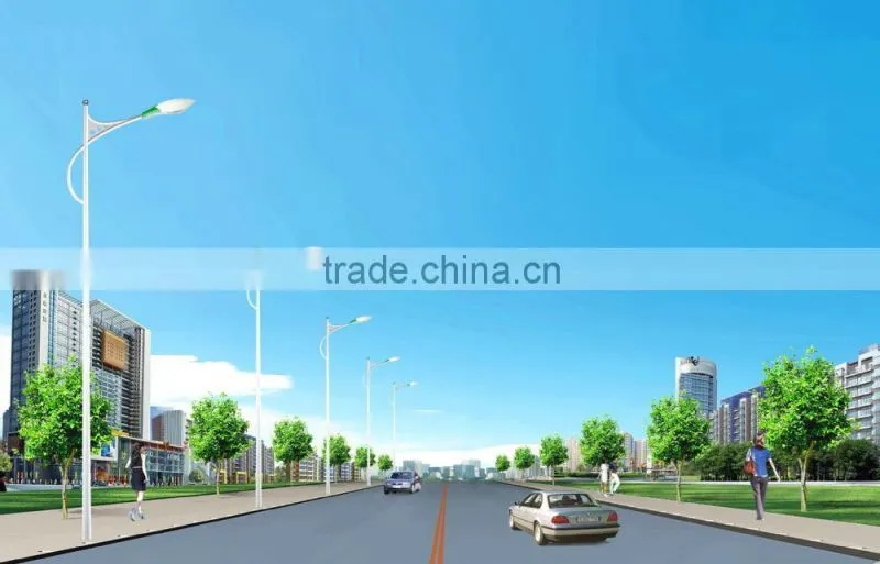 8m galvanized steel street lighting poles