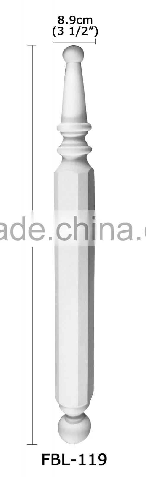 High Quality Good price beautiful new modern luxury Decorative interior polyurethane Balustrade