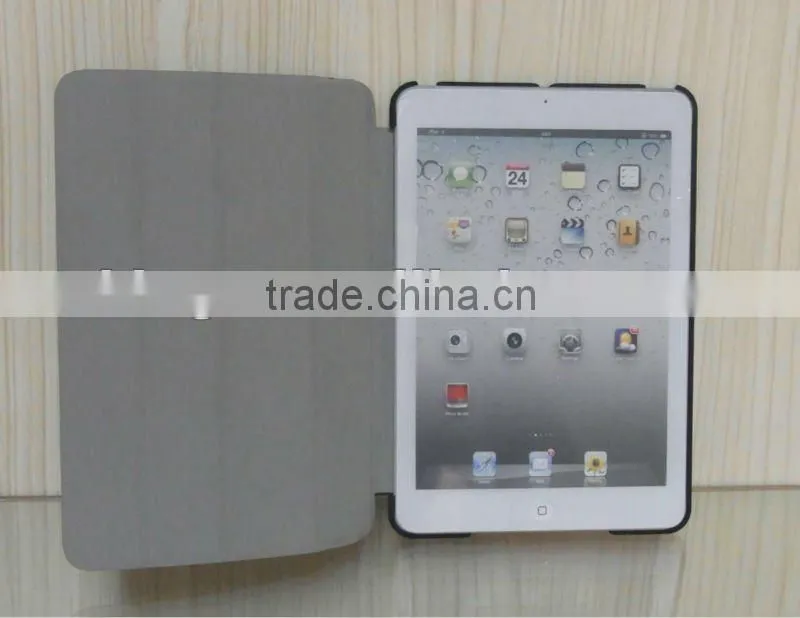 Hot Sale!! Luxury PU Leather folder smart case cover for ipad 2/3/4