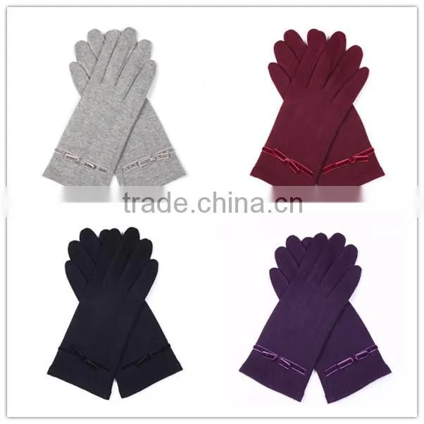 New Product Grey Color Full Touch Screen Wool Gloves/Gloves For Iphone
