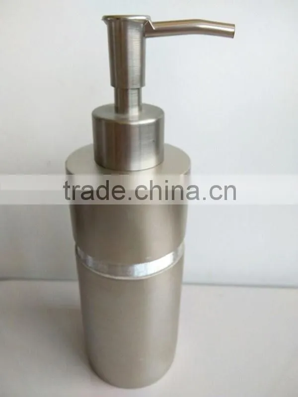 Factory wholesale Brushed Ceramic Bath Accessories Set Holder 4 pcs : tumbler, soap dish, dispenser, toothbrush holder