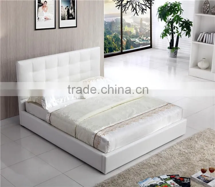 Home Furniture Prado Gas Lift Ottoman faux leather Storage Bed