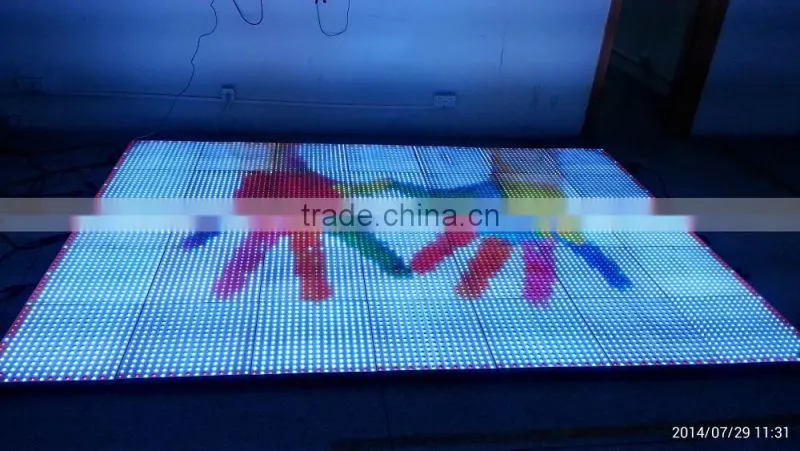 China LED Display Panel 50X50cm Video Dance Floor For Sale 3D Effect Stage Lighting Wedding Christmas Decorative Club Party
