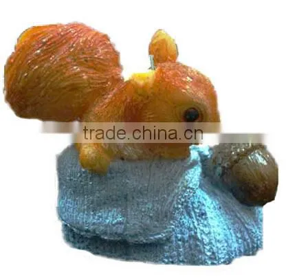 scented squirrel shape candle for birthday or party using